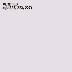 #E3DFE3 - Snuff Color Image