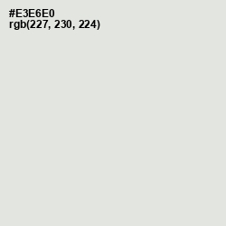 #E3E6E0 - Mercury Color Image