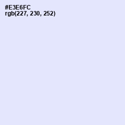 #E3E6FC - Blue Chalk Color Image