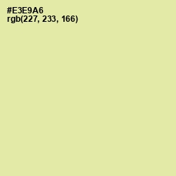 #E3E9A6 - Double Colonial White Color Image