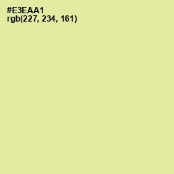 #E3EAA1 - Double Colonial White Color Image