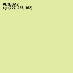 #E3EBA2 - Double Colonial White Color Image