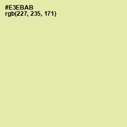 #E3EBAB - Double Colonial White Color Image