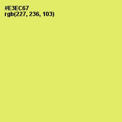 #E3EC67 - Manz Color Image