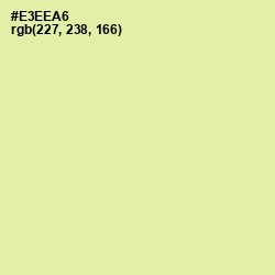 #E3EEA6 - Double Colonial White Color Image