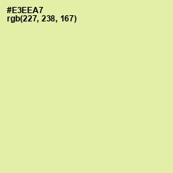 #E3EEA7 - Double Colonial White Color Image