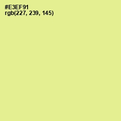 #E3EF91 - Primrose Color Image