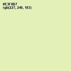 #E3F0B7 - Fall Green Color Image