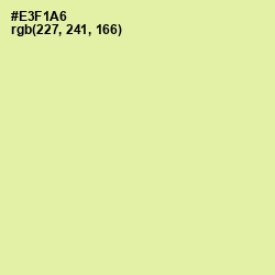 #E3F1A6 - Double Colonial White Color Image