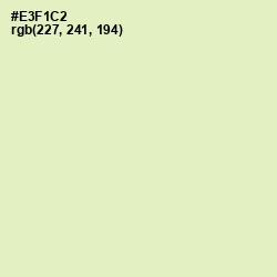 #E3F1C2 - Tusk Color Image