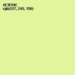 #E3F59C - Jonquil Color Image