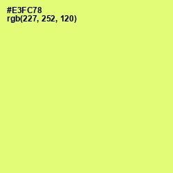 #E3FC78 - Manz Color Image