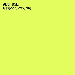 #E3FD5E - Starship Color Image