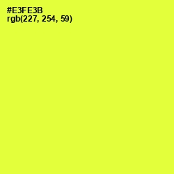 #E3FE3B - Golden Fizz Color Image