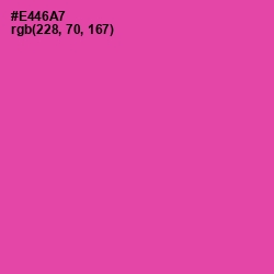 #E446A7 - Brilliant Rose Color Image
