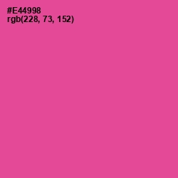 #E44998 - French Rose Color Image