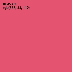 #E45370 - Mandy Color Image