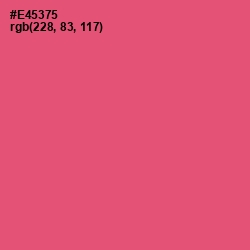 #E45375 - Mandy Color Image