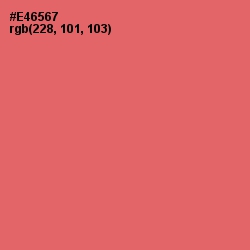 #E46567 - Sunglo Color Image