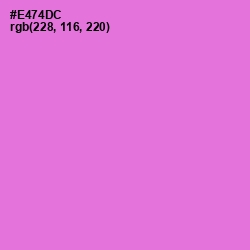 #E474DC - Orchid Color Image