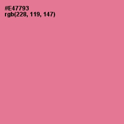 #E47793 - Deep Blush Color Image