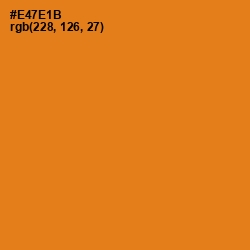 #E47E1B - Tango Color Image