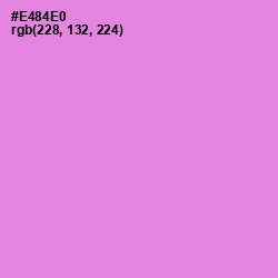 #E484E0 - Lavender Magenta Color Image