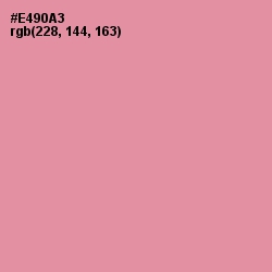 #E490A3 - Carissma Color Image
