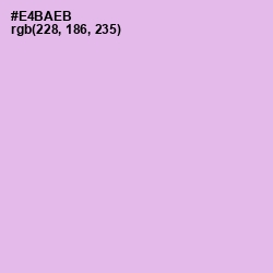 #E4BAEB - Mauve Color Image