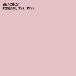 #E4C0C7 - Pink Flare Color Image