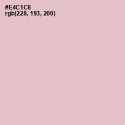 #E4C1C8 - Pink Flare Color Image