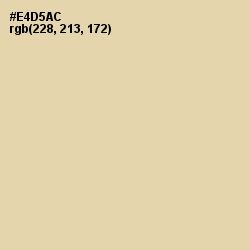 #E4D5AC - Hampton Color Image