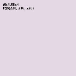 #E4D8E4 - Snuff Color Image