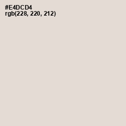 #E4DCD4 - Bizarre Color Image