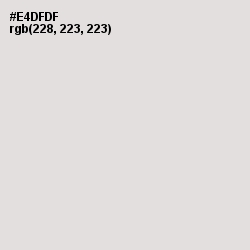 #E4DFDF - Bizarre Color Image