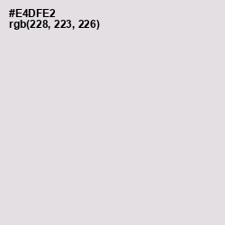 #E4DFE2 - Snuff Color Image