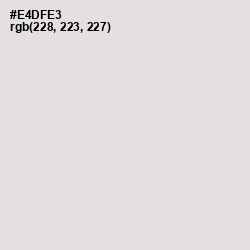 #E4DFE3 - Snuff Color Image