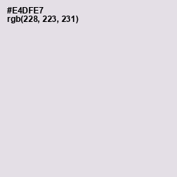 #E4DFE7 - Snuff Color Image