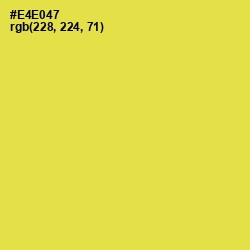 #E4E047 - Starship Color Image