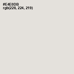 #E4E0DB - Pearl Bush Color Image