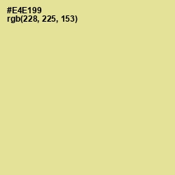 #E4E199 - Wild Rice Color Image