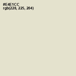 #E4E1CC - Aths Special Color Image