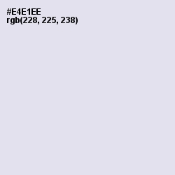 #E4E1EE - Mercury Color Image