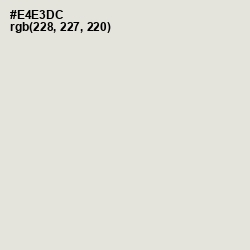 #E4E3DC - Periglacial Blue Color Image