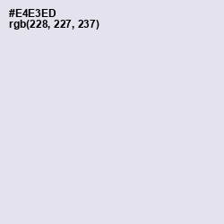 #E4E3ED - Mystic Color Image