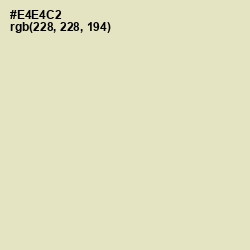 #E4E4C2 - Aths Special Color Image