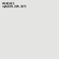 #E4E4E3 - Mercury Color Image