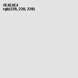 #E4E4E4 - Mercury Color Image