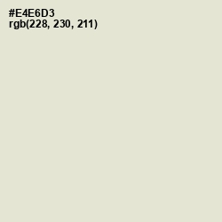 #E4E6D3 - Satin Linen Color Image