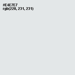 #E4E7E7 - Mercury Color Image